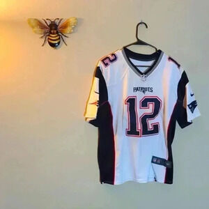 NFL White and Blue Men's Jersey